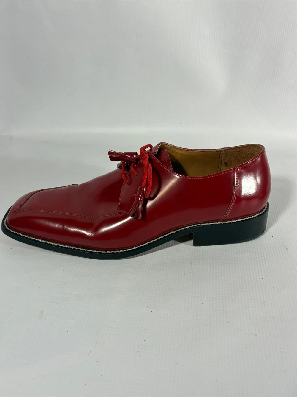 Giorgio Brutini Red Leather Lace-Up Oxfords size 10 D